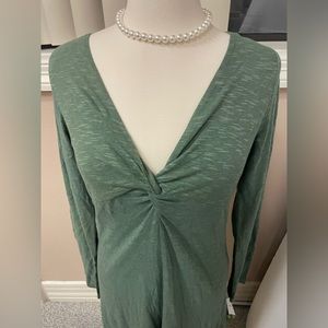 Aventura Sustainable Organic Green Dress- Medium